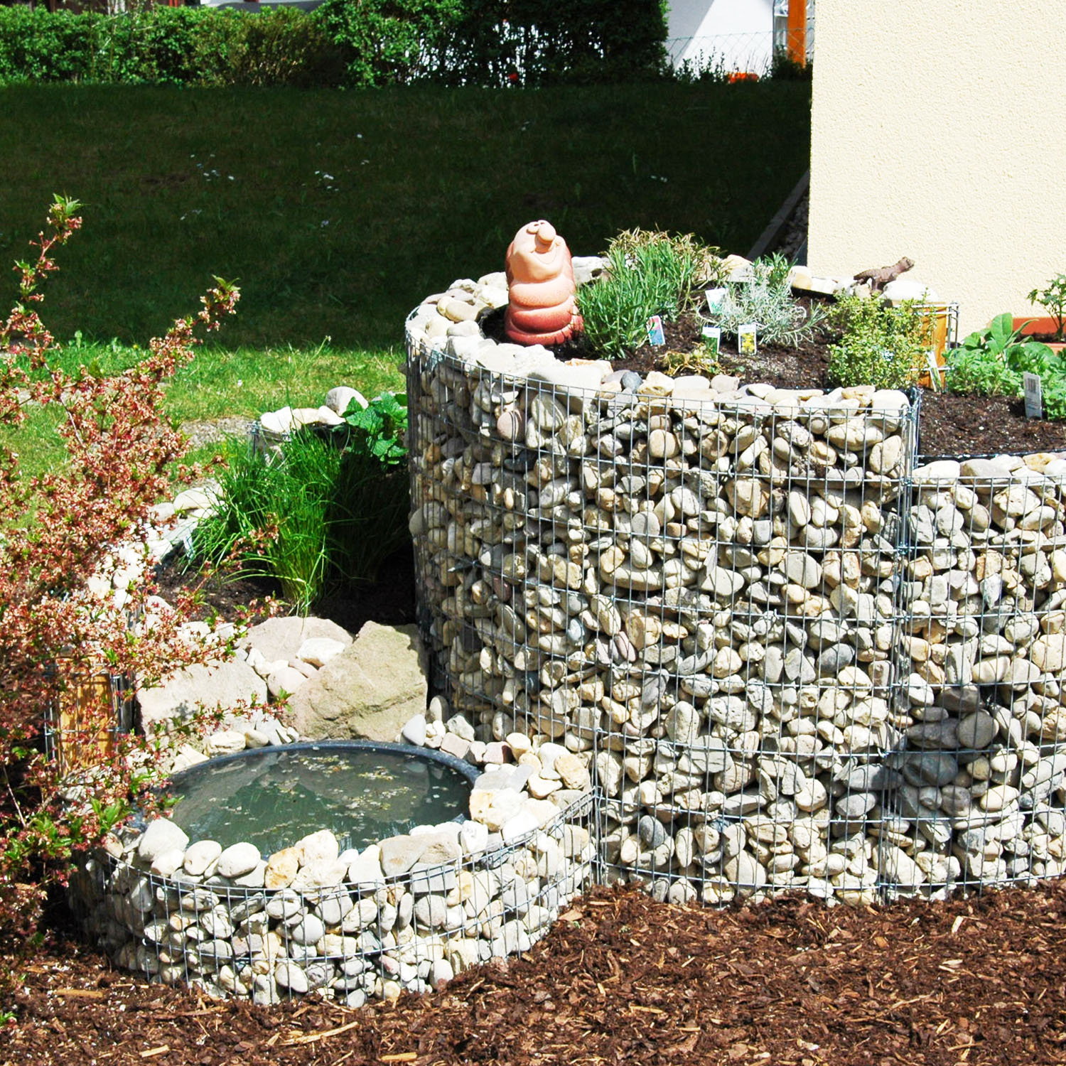 Construction kit gabion herb spiral L